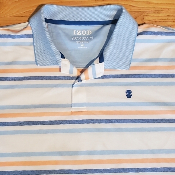 IZOD Advantage Performance Natural Stretch Polo Collared Shirt XXL - Picture 4 of 12